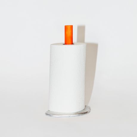 Spill Kitchen Roll Holder, Orange