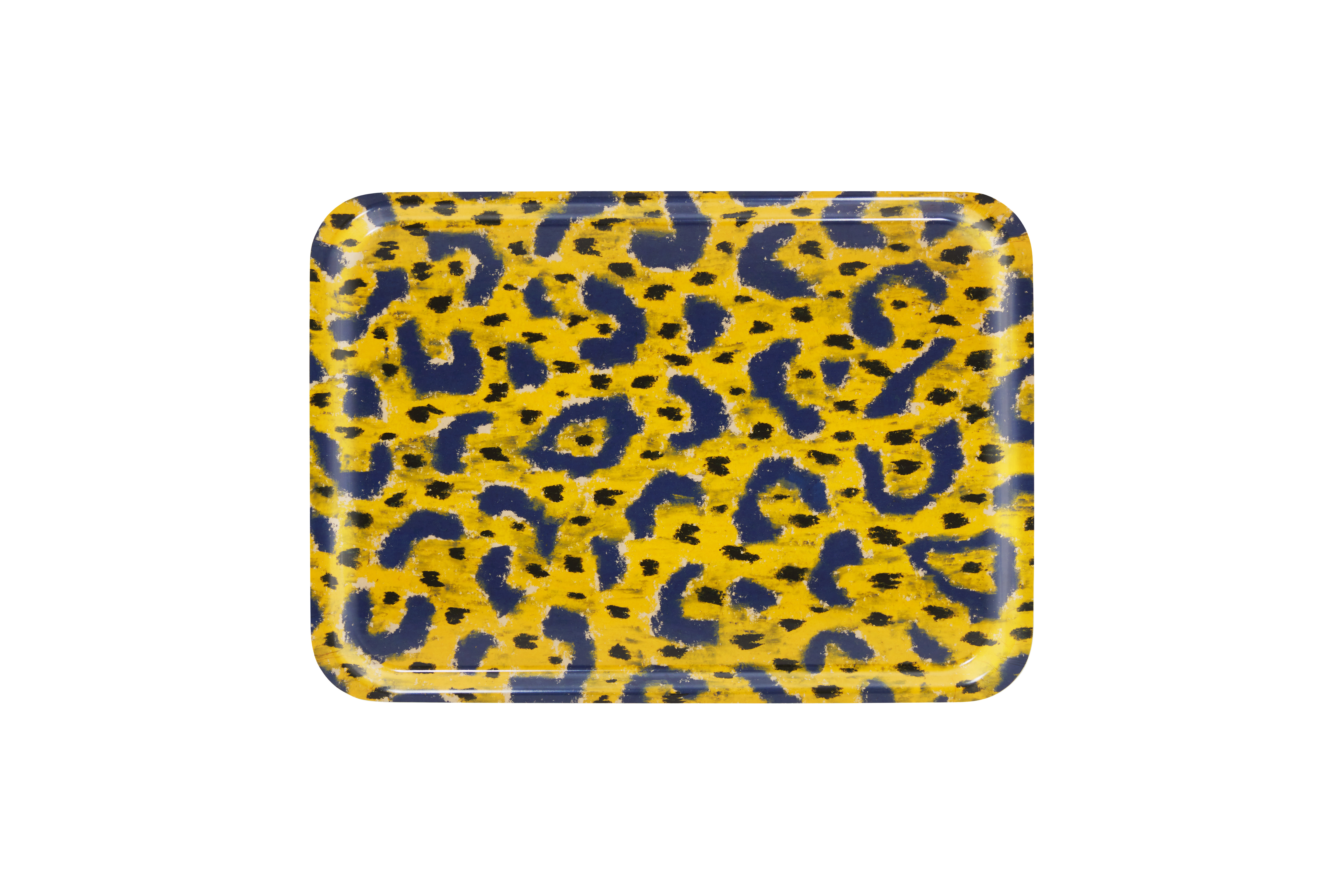Monster Rectangular Tray Medium, Ochre Yellow / Grey / Black, Art. no. 31432 (image 1)