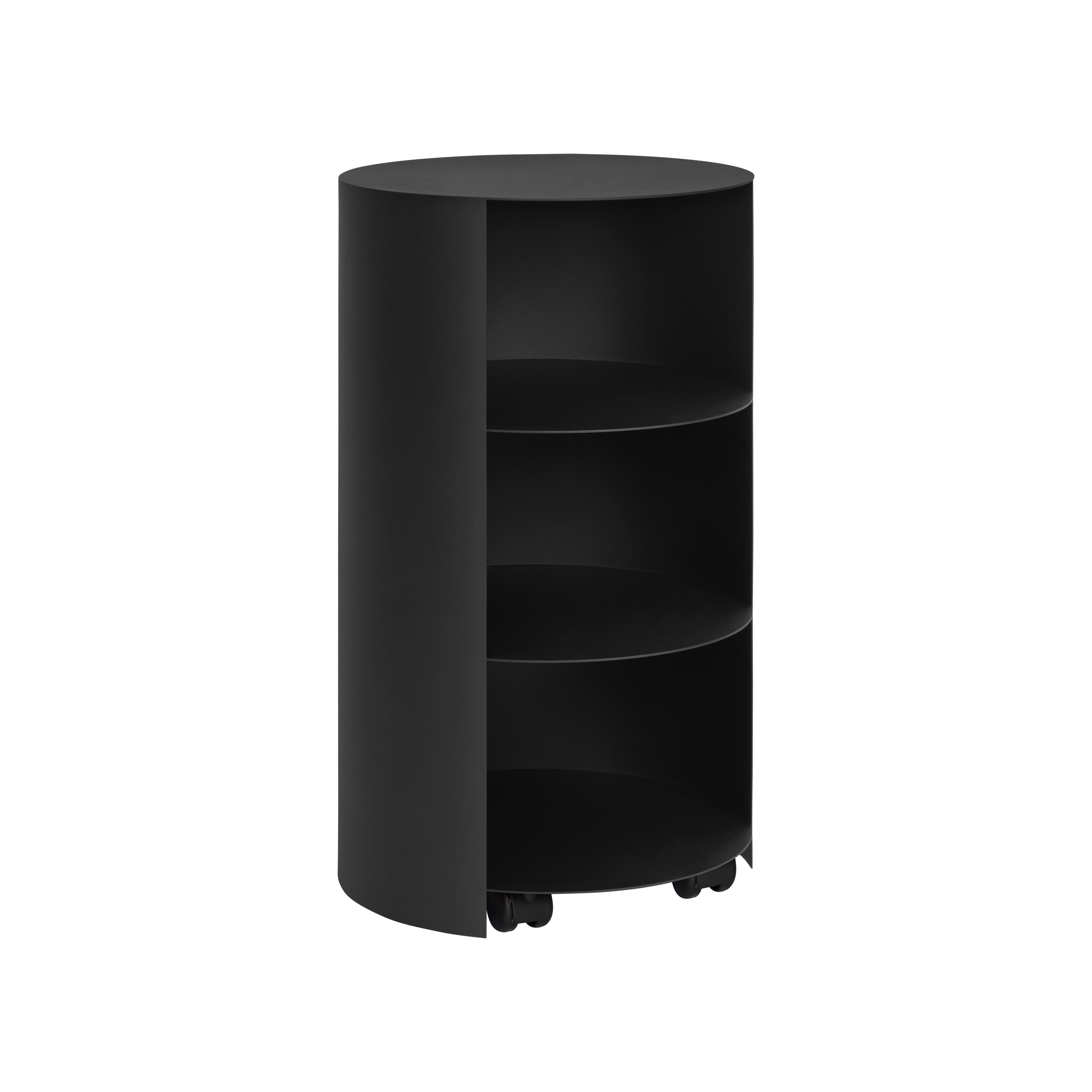 Hide Pedestal, Jet Black Textured