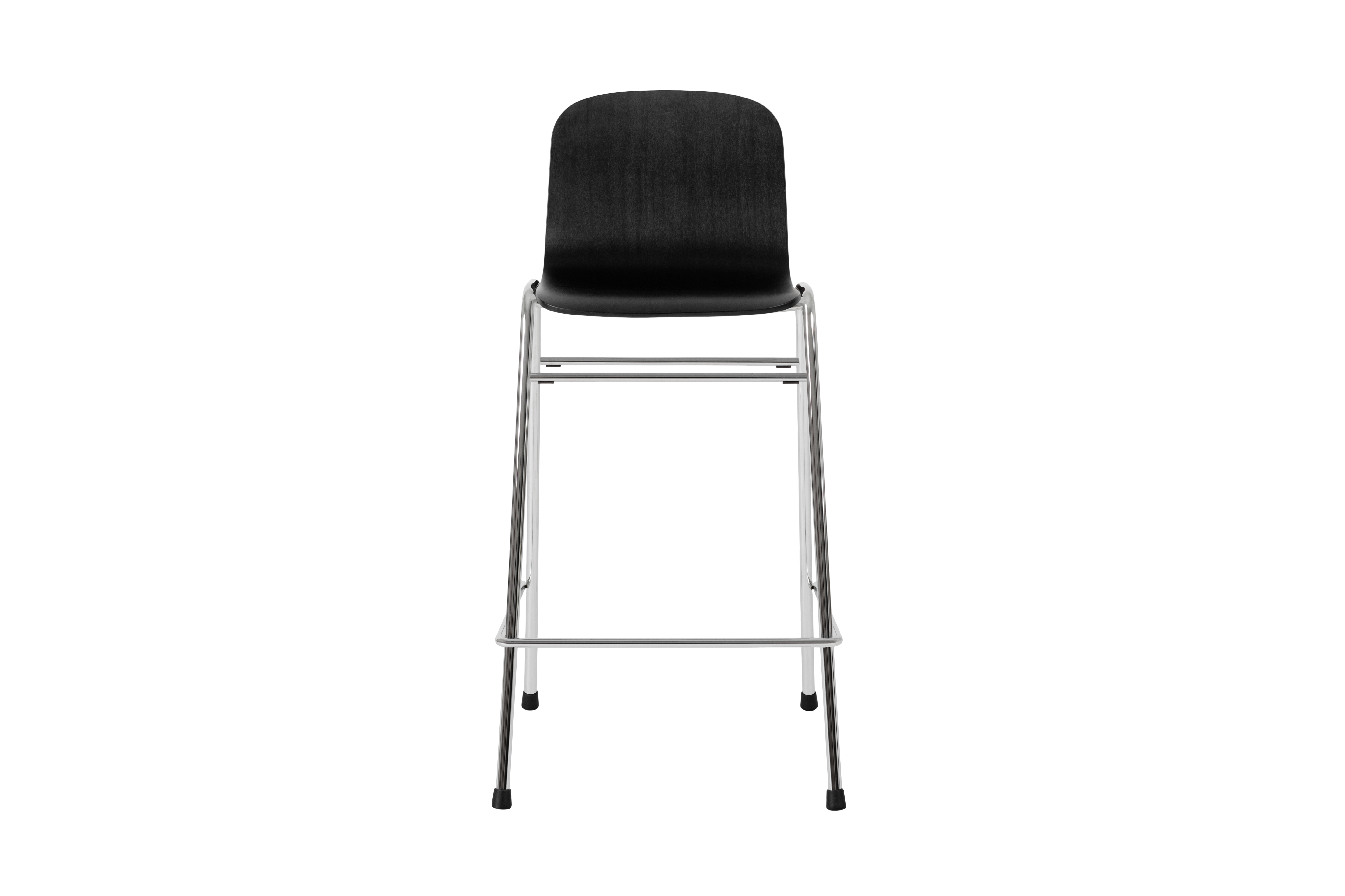 Touchwood Counter Chair, Black / Chrome, Art. no. 20185 (image 2)