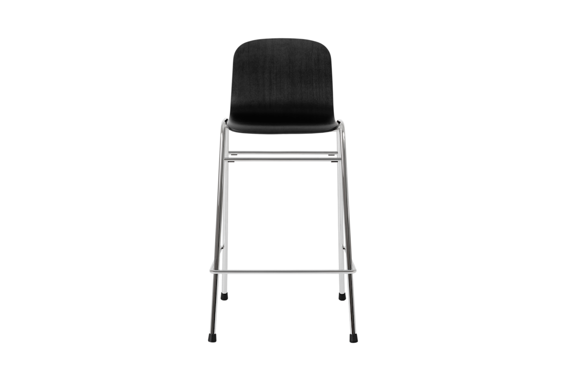 Touchwood Counter Chair, Black / Chrome, Art. no. 20185 (image 2)