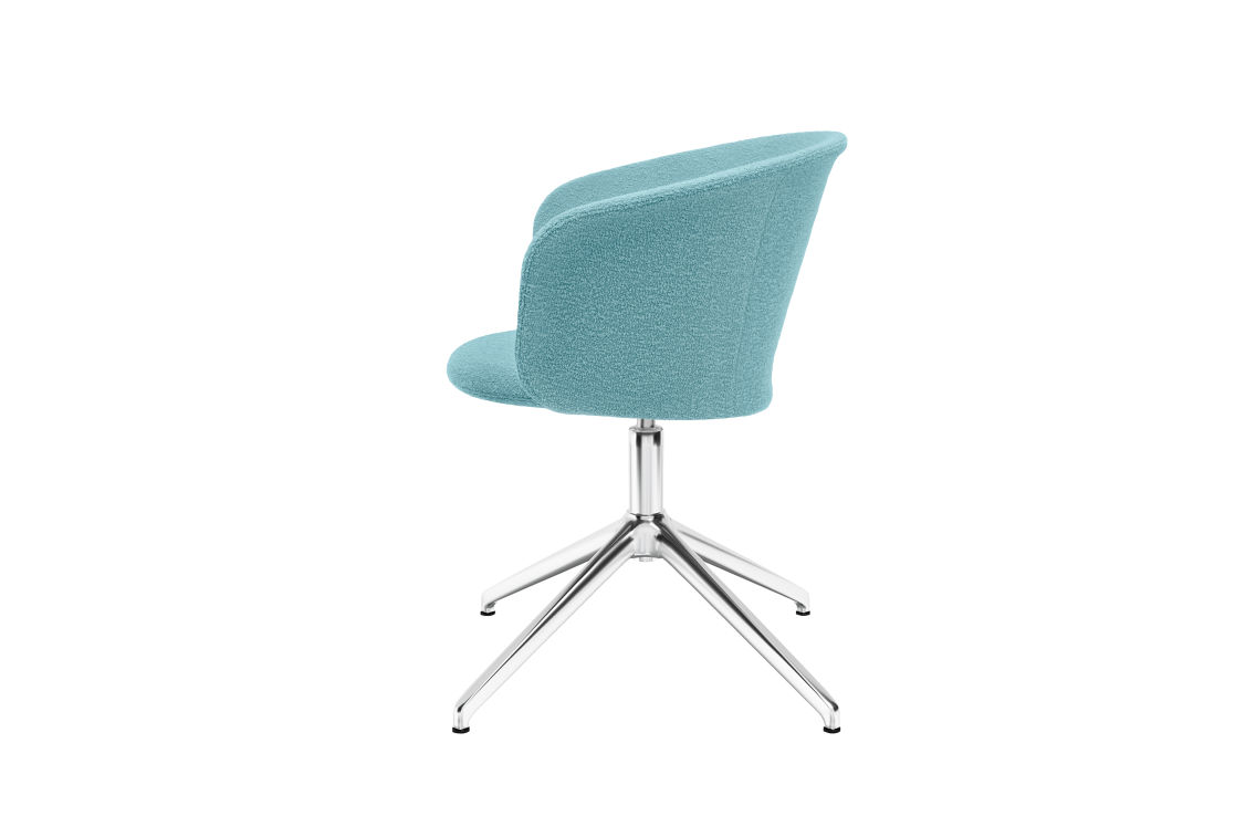 Kendo Swivel Chair 4-star Return, Icicle / Polished, Art. no. 30974 (image 2)