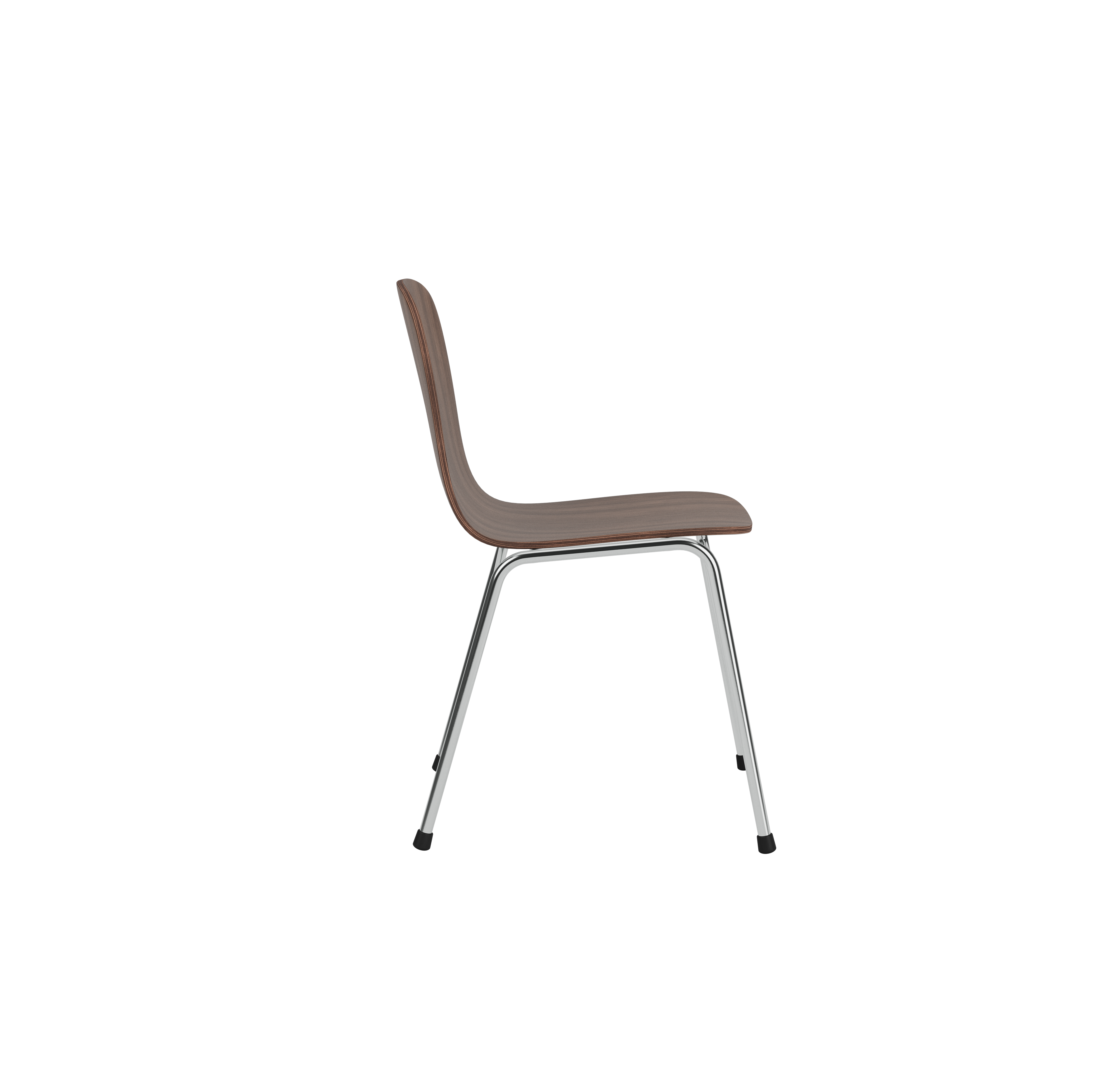 Touchwood Chair, Walnut / Chrome