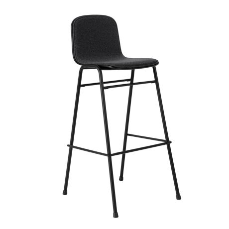 Touchwood Bar Chair, Graphite / Black