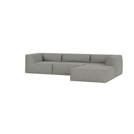 Great 3-seater Sofa Chaise Right, Safire 0012