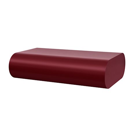 Stump Coffee Table Large, Wine Red