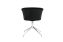 Kendo Swivel Chair 4-star Return, Black Leather / Polished (UK), Art. no. 20523 (image 4)