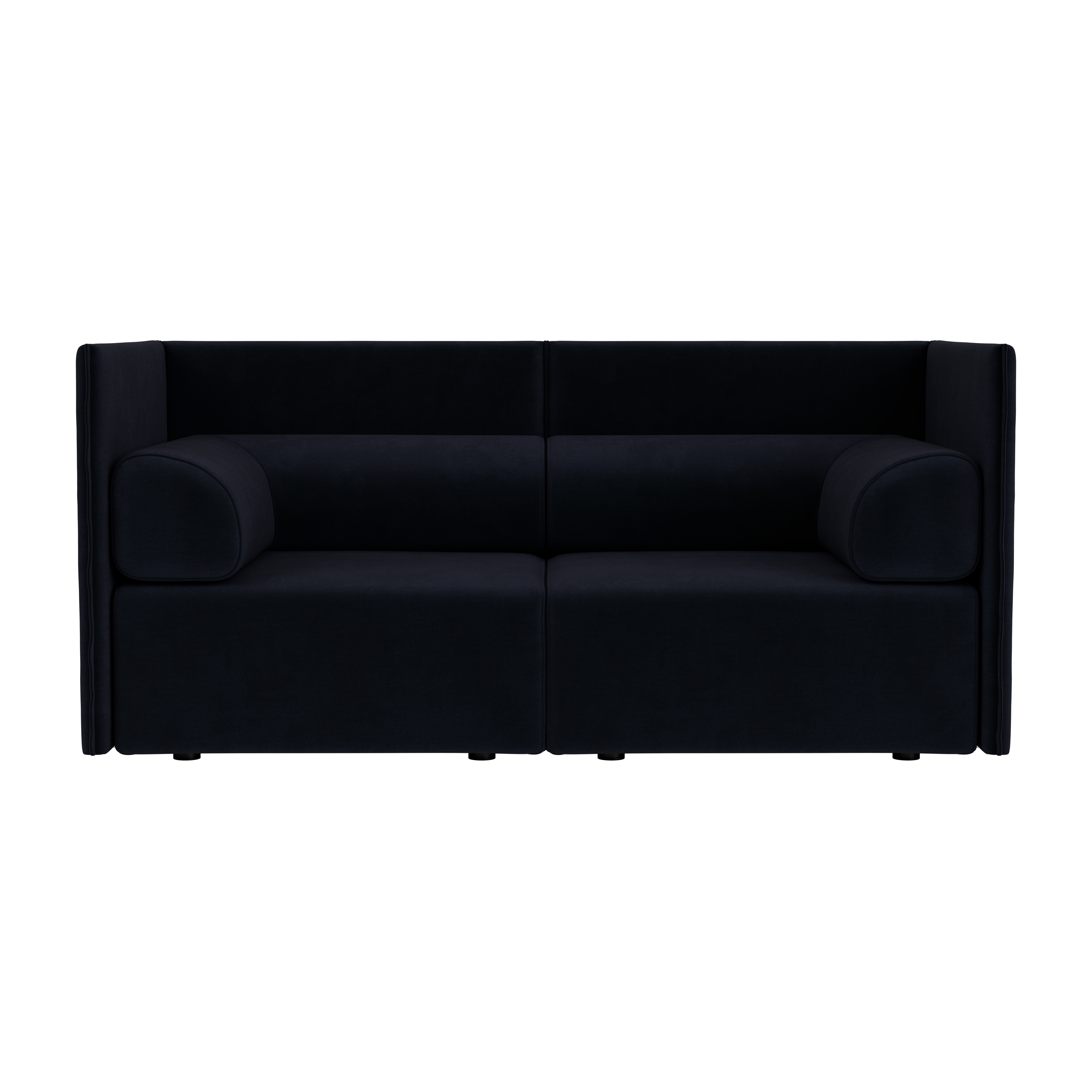 Palo Block 2-seater Sofa Medium Back with Armrests, Velluto Coex VL30, Art. no. 31926 (image 2)