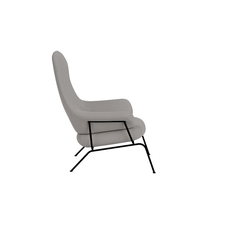 Hai Lounge Chair, Cura 60112/Black, Art. no. 31953 (image 3)