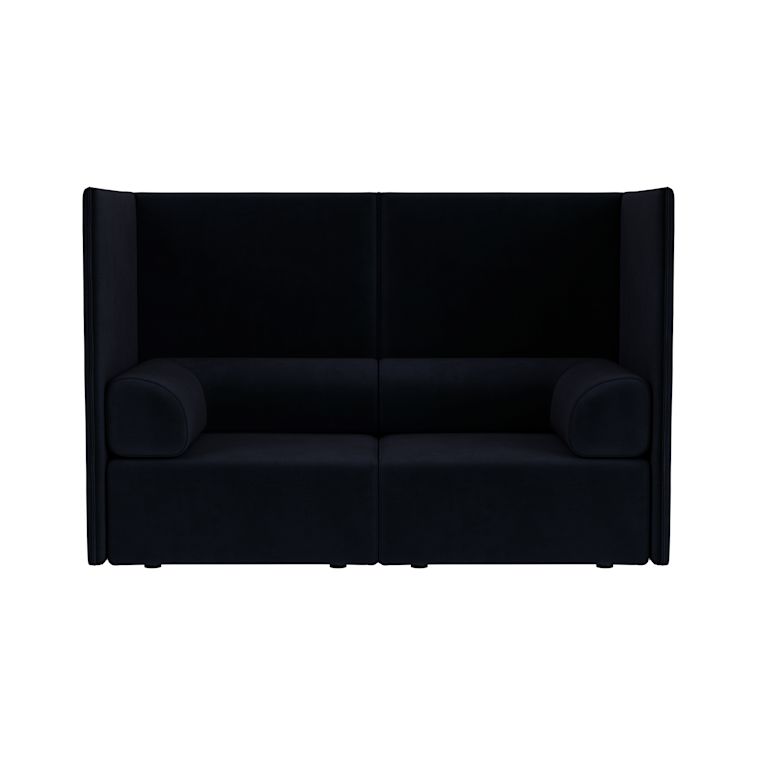 Palo Block 2-seater Sofa High Back with Armrests, Velluto Coex VL30 (UK), Art. no. 31938 (image 2)