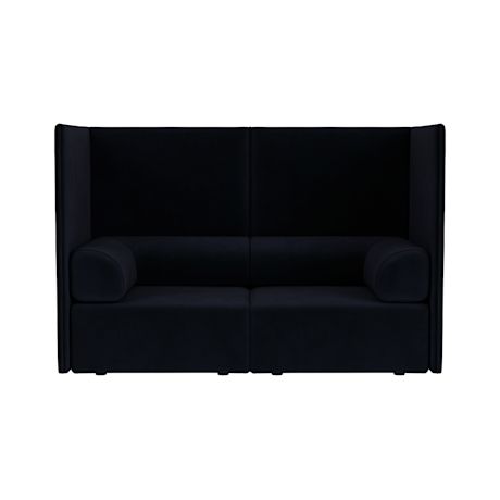 Palo Block 2-seater Sofa High Back with Armrests, Velluto Coex VL30 (UK)