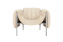 Puffy Lounge Chair, Eggshell / Stainless (UK), Art. no. 20658 (image 2)