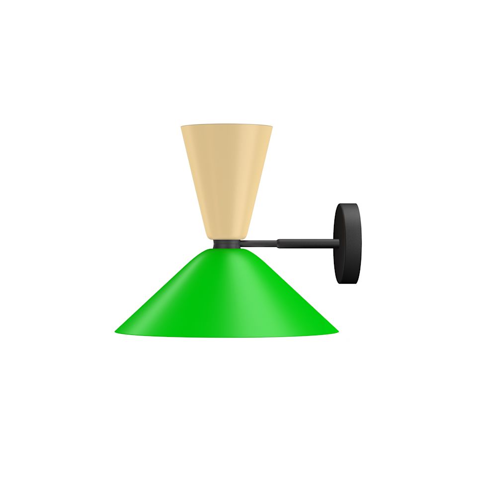 Alphabeta Wall Light, Beige / Green by Hem