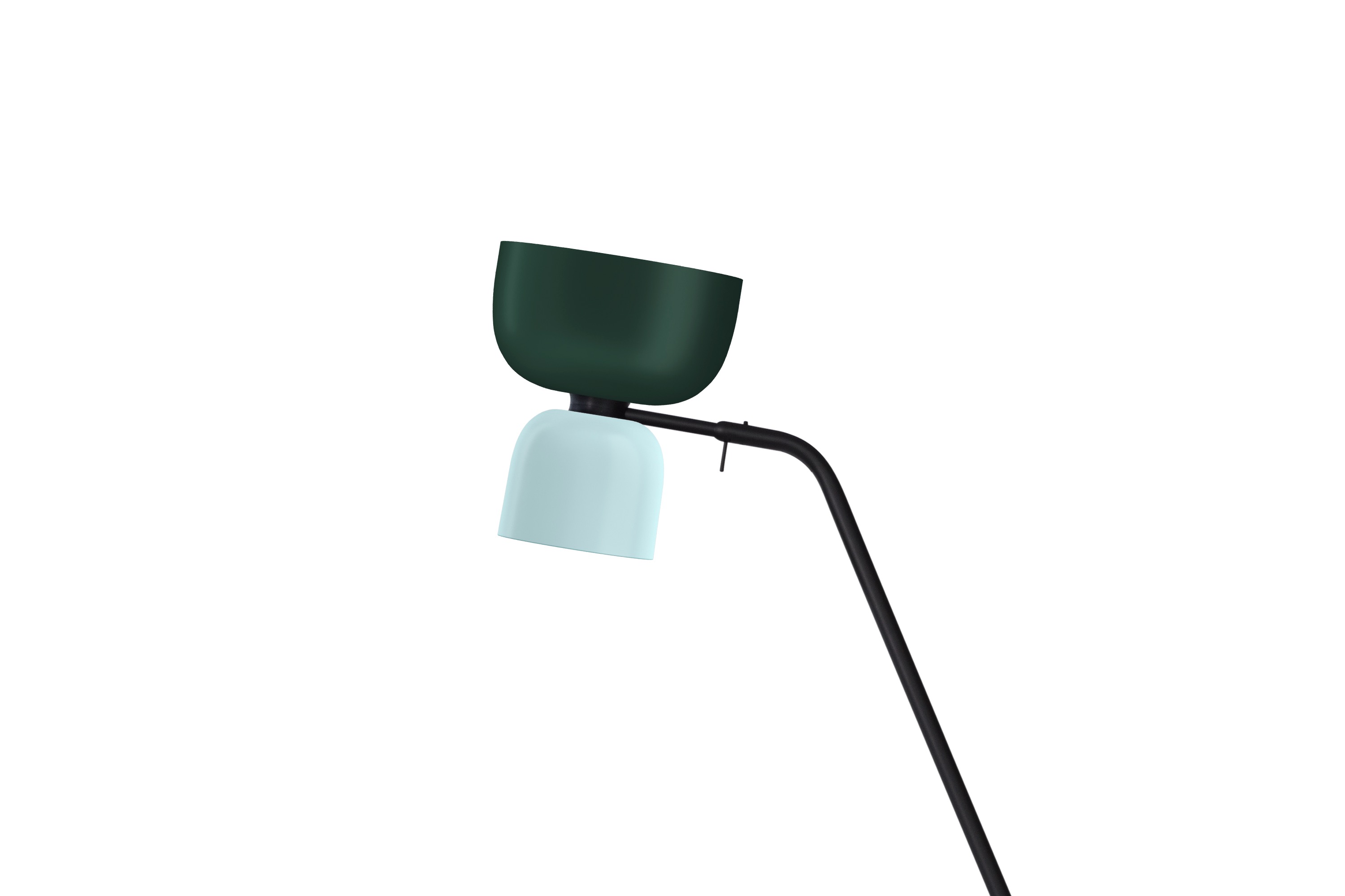 Alphabeta Floor Lamp, Black Green / Soft Blue (UK), Art. no. 20451 (image 2)