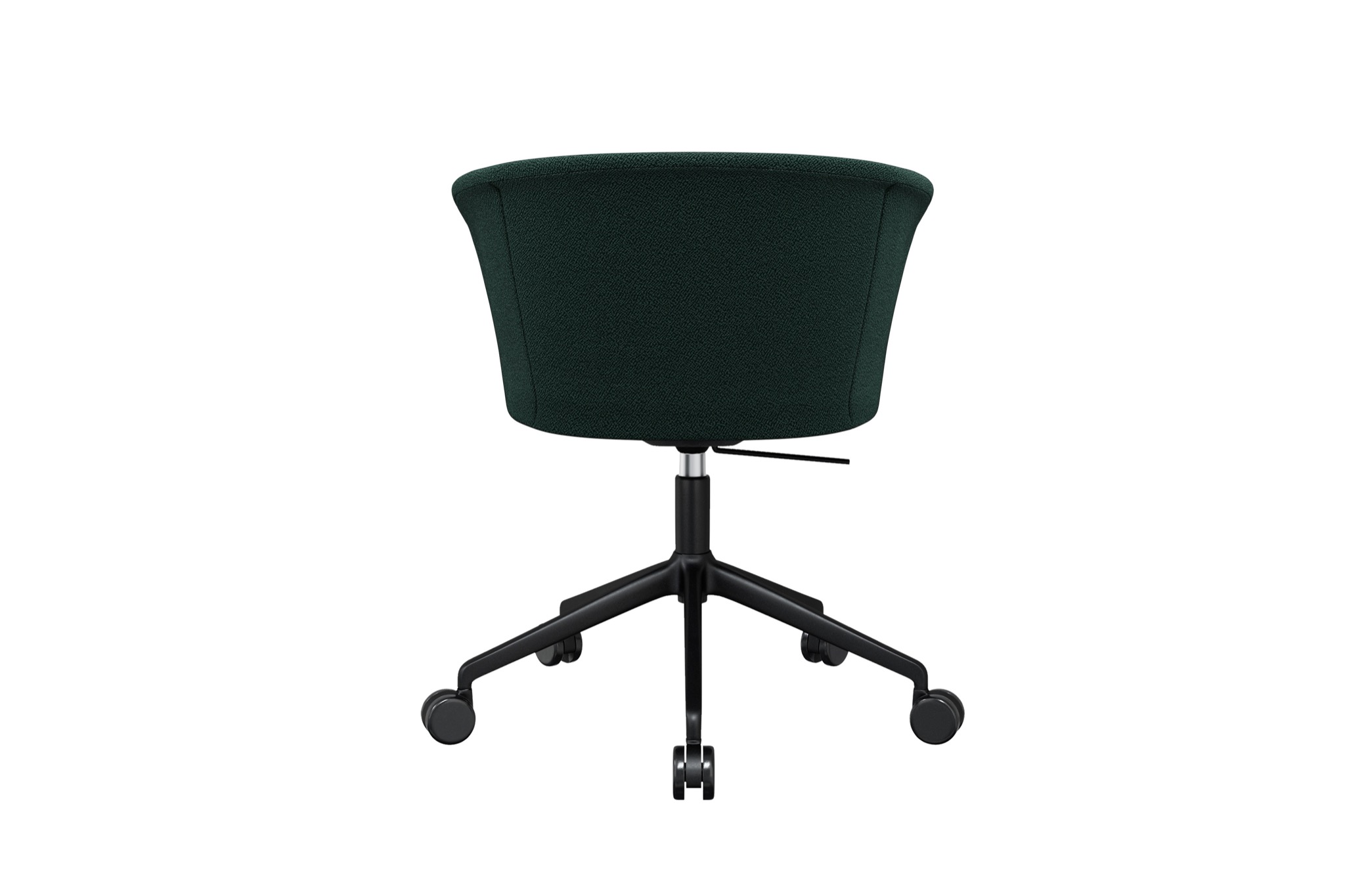 Kendo Swivel Chair 5-star Castors, Pine / Black (UK), Art. no. 20532 (image 4)