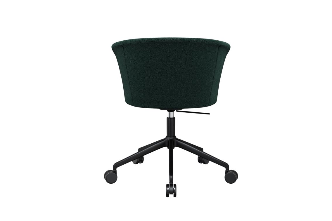Kendo Swivel Chair 5-star Castors, Pine / Black (UK), Art. no. 20532 (image 4)