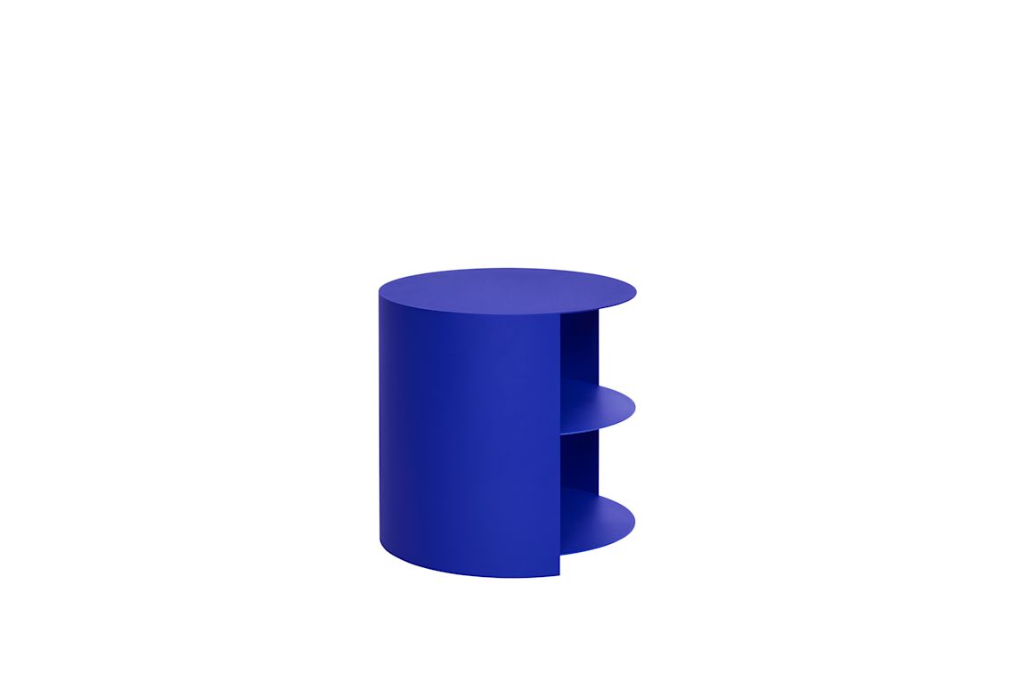 Hide Side Table, Ultramarine Blue Textured, Art. no. 30751 (image 2)