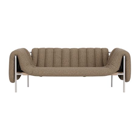 Puffy 2.5-seater Sofa, Storr 3405 / Stainless