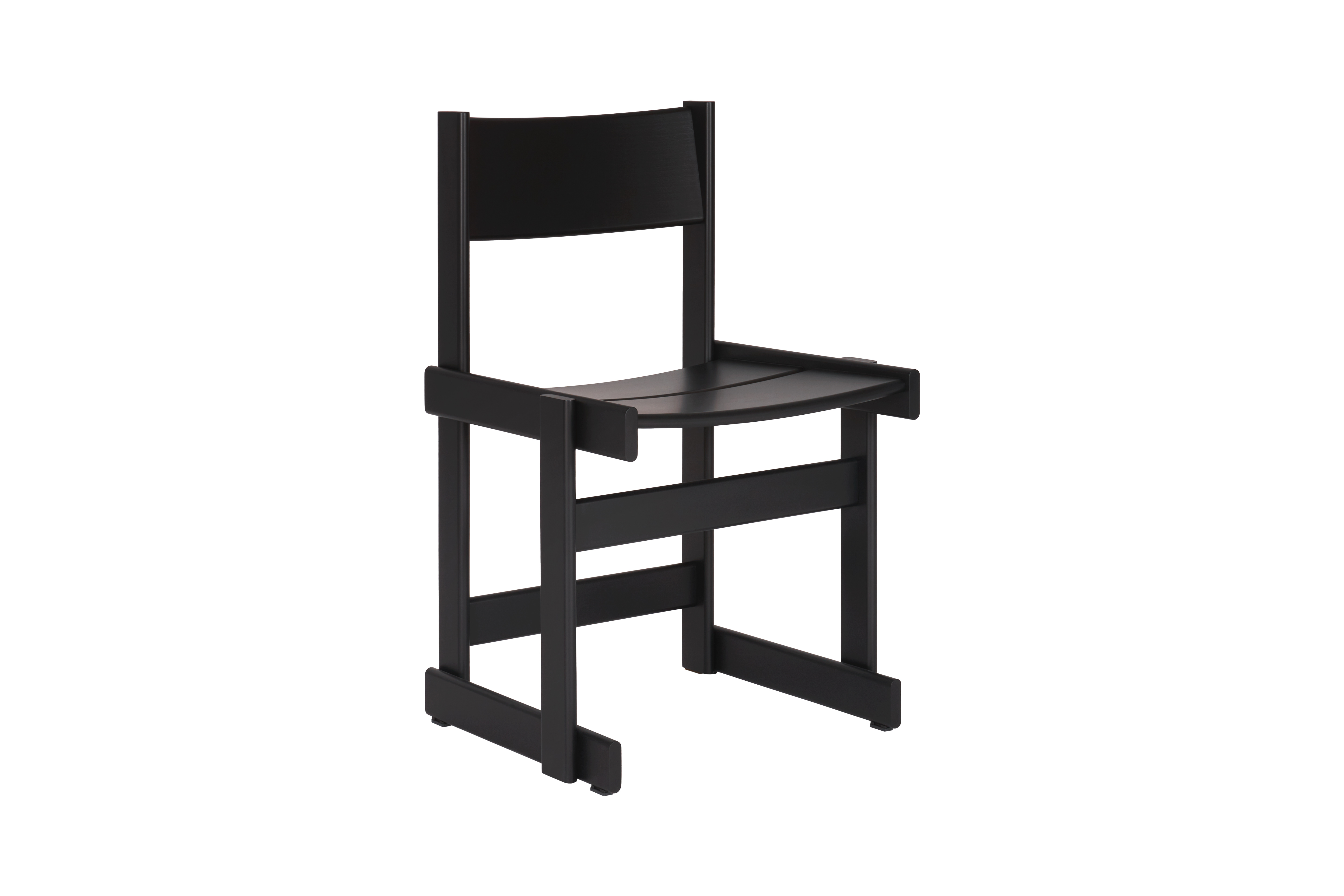 Bullnose Chair, Black, Art. no. 31303 (image 1)