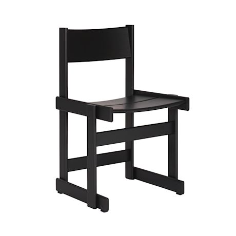 Bullnose Chair, Black