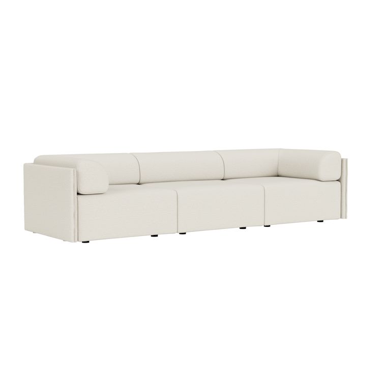 Palo Block 3-seater Sofa Low Back with Armrests, Amdal 110, Art. no. 95099 (image 1)