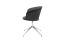 Kendo Swivel Chair 4-star Return, Graphite / Polished, Art. no. 20207 (image 3)