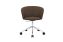 Kendo Swivel Chair 5-star Castors, Rosewood / Polished (UK), Art. no. 20537 (image 2)