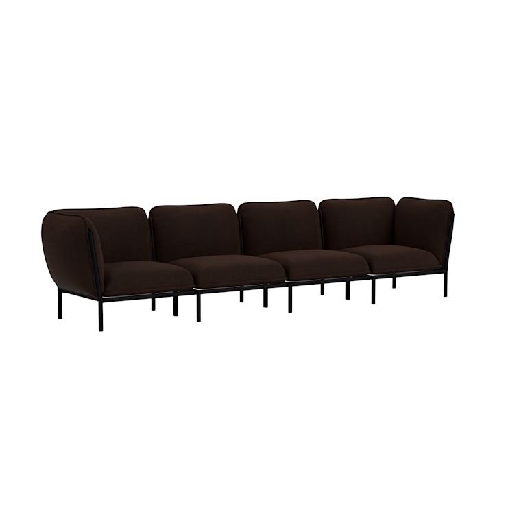 Kumo 4-seater Sofa with Armrests, Sera Rosewood, Art. no. 95542 (image 1)