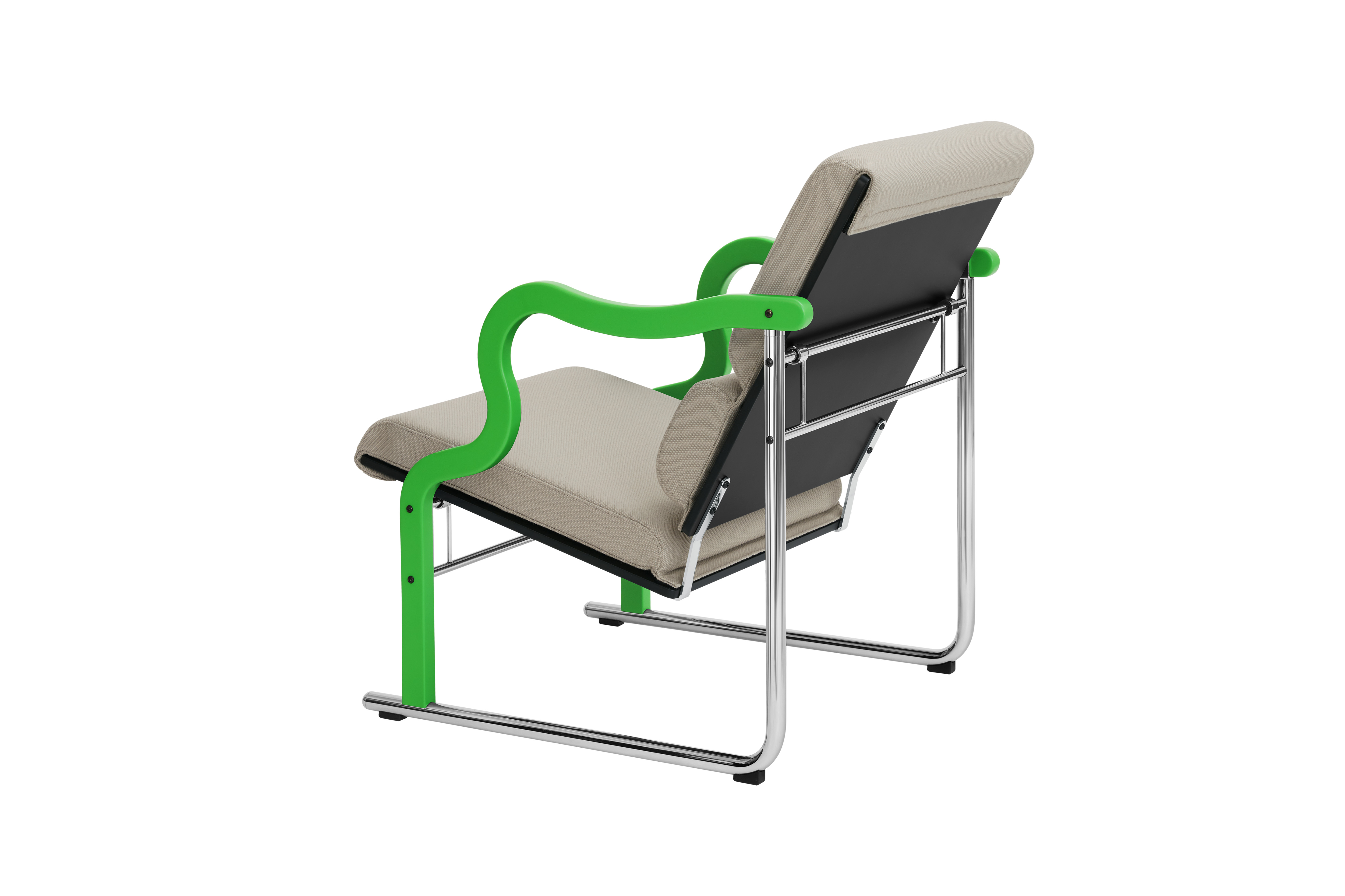 Experiment Lounge Chair, 501 / Green / Light Beige , Art. no. 30937 (image 4)