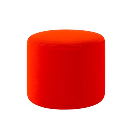 Bon Pouf Round, Red