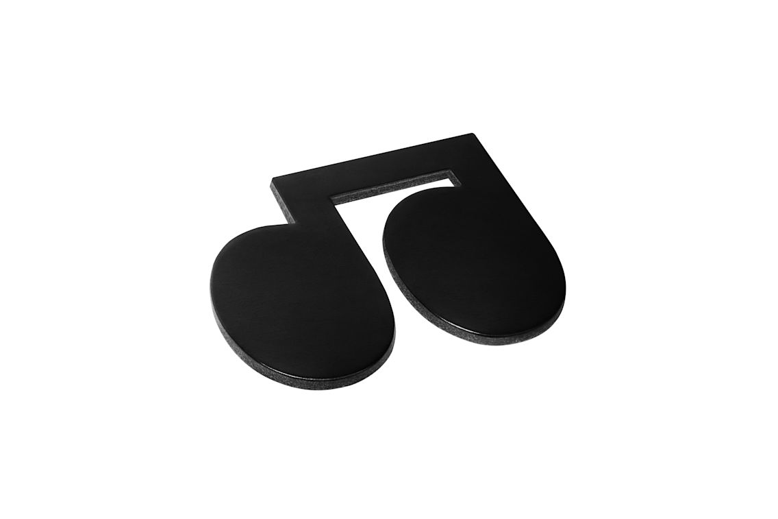 Disco Coasters (Set of 4), Black, Art. no. 31064 (image 2)