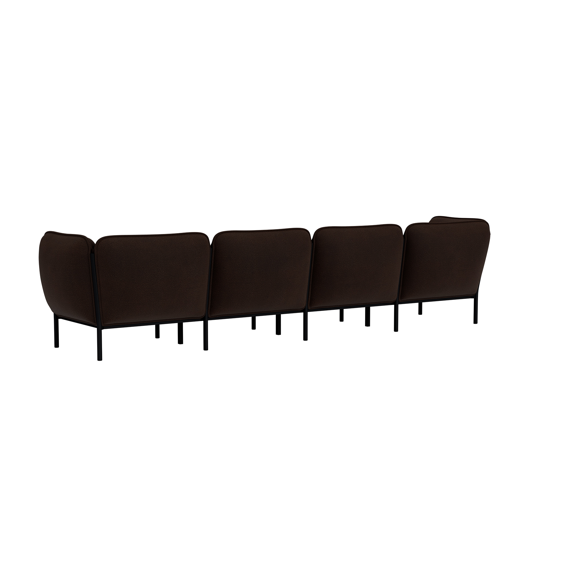 Kumo 4-seater Sofa with Armrests, Sera Rosewood, Art. no. 95542 (image 3)