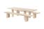 Max Table + Benches 250 cm / 98.4 in, Ash, Art. no. 20454 (image 1)