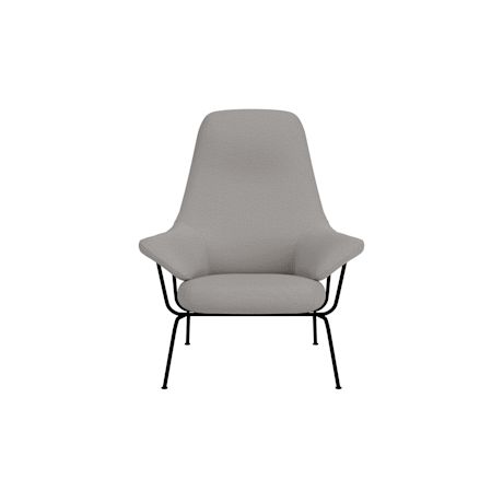 Hai Lounge Chair, Cura 60112/Black