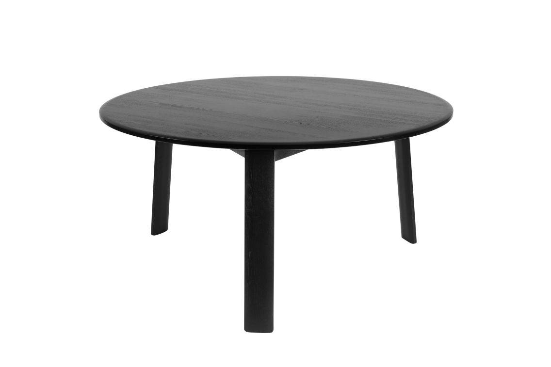 Alle Table Round Table 150 cm / 59 in, Black Oak, Art. no. 30376 (image 1)
