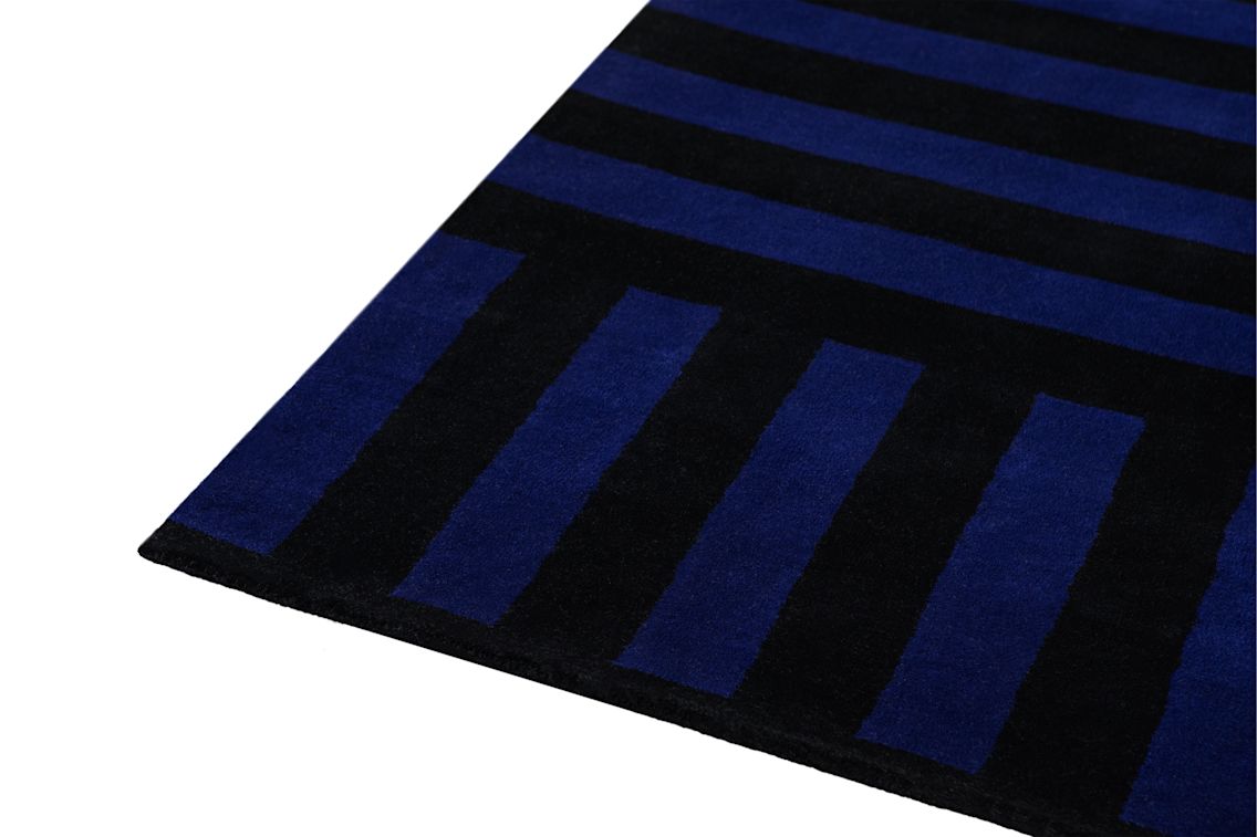 Stripe Rug Medium, Cobalt, Art. no. 30052 (image 2)