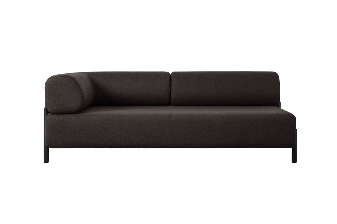 Palo 2-seater Sofa Chaise Left, Brown-Black, Art. no. 20013 (image 1)