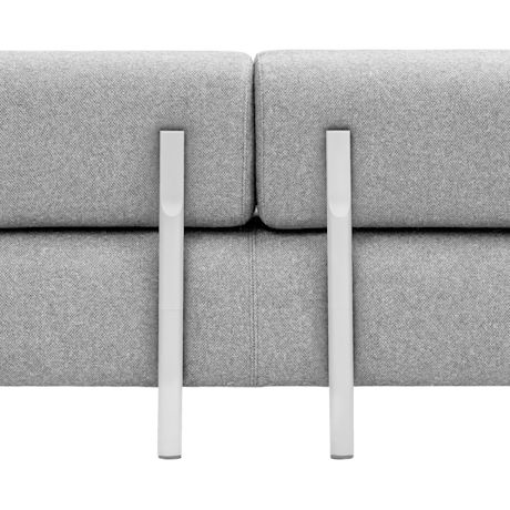 Palo 2-seater Sofa with Armrests, Grey