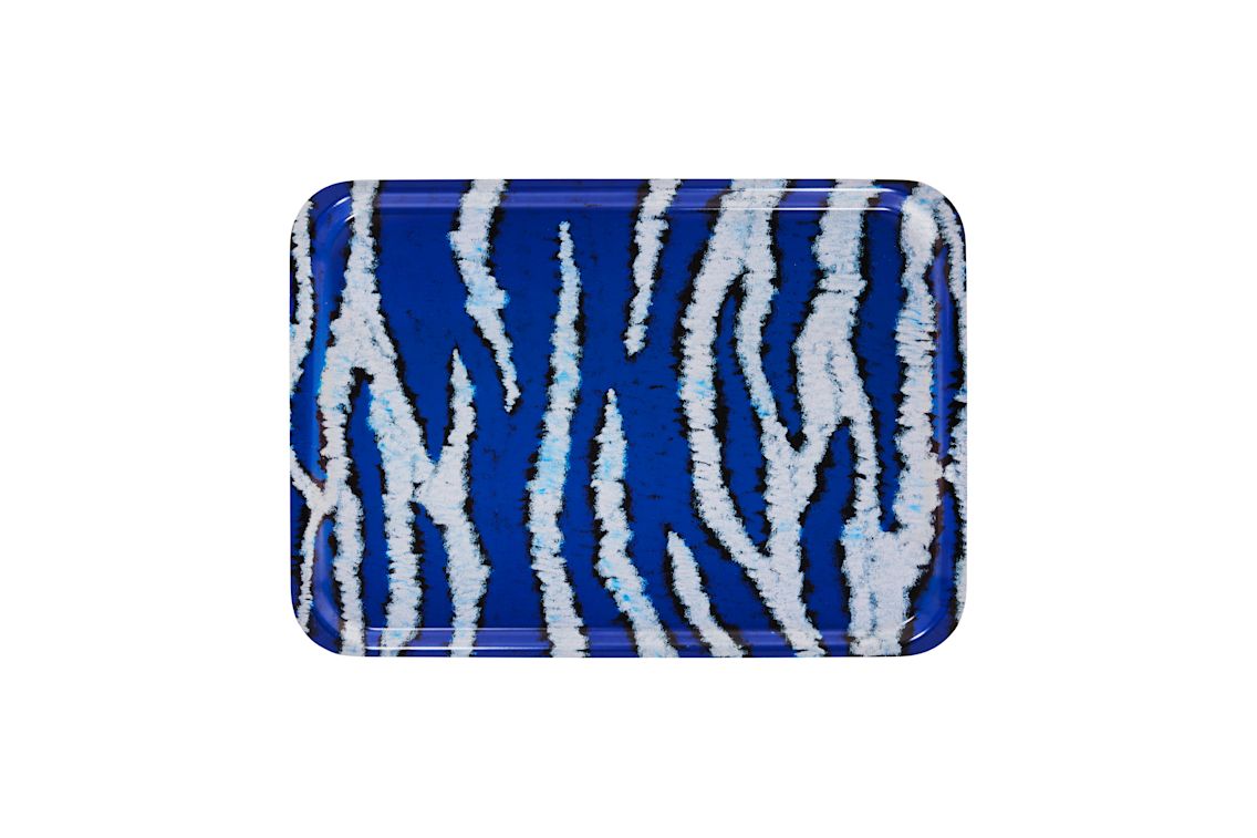 Monster Rectangular Tray Medium, Ultramarine Blue / White, Art. no. 31433 (image 1)