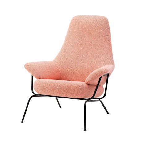 Hai Lounge Chair, Coral