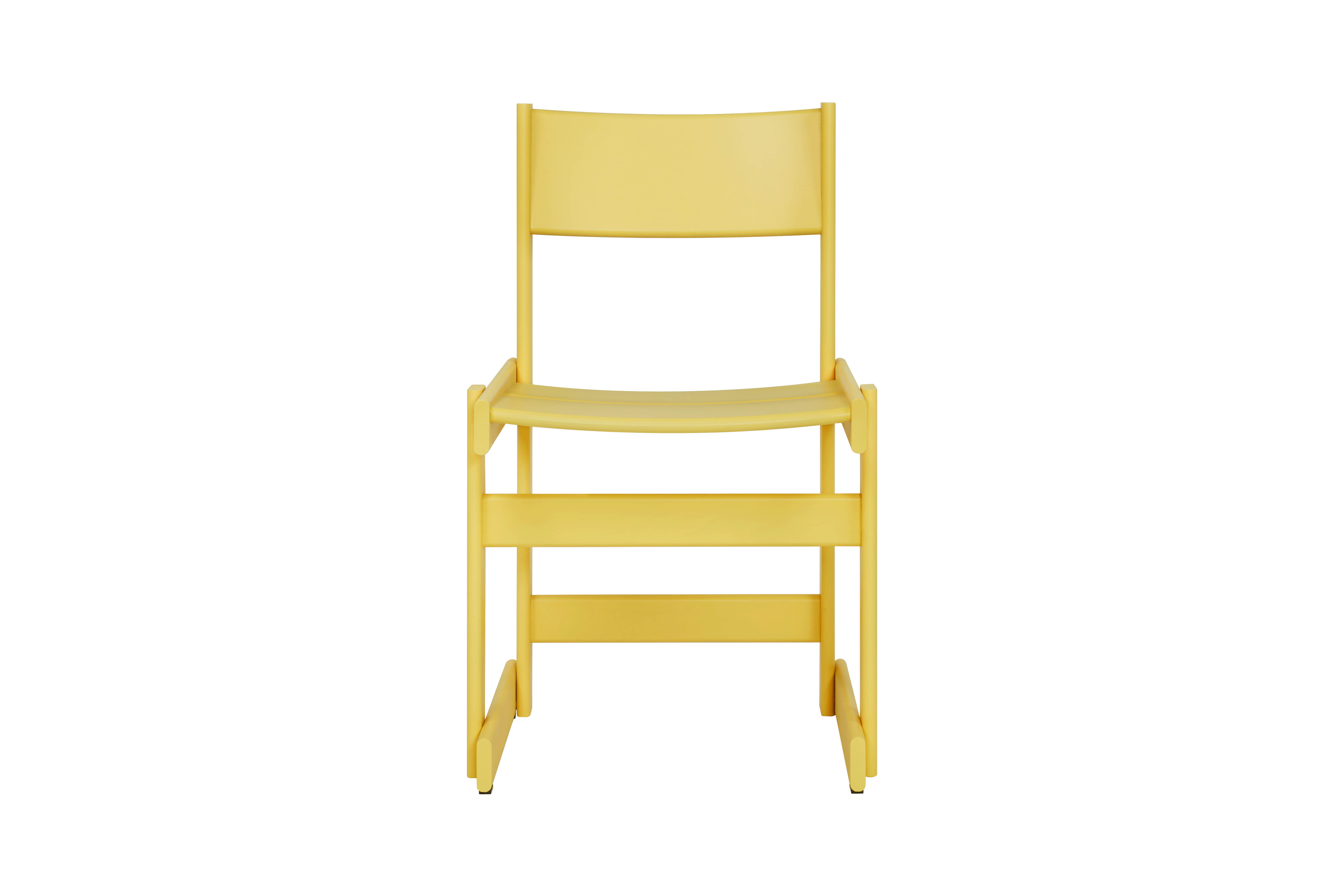 Bullnose Chair, Yellow — Hem