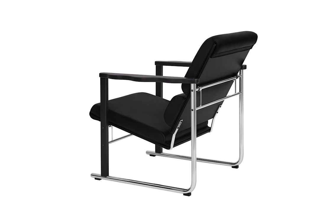 Experiment Lounge Chair, 502 / Black / Black Leather, Art. no. 30943 (image 4)