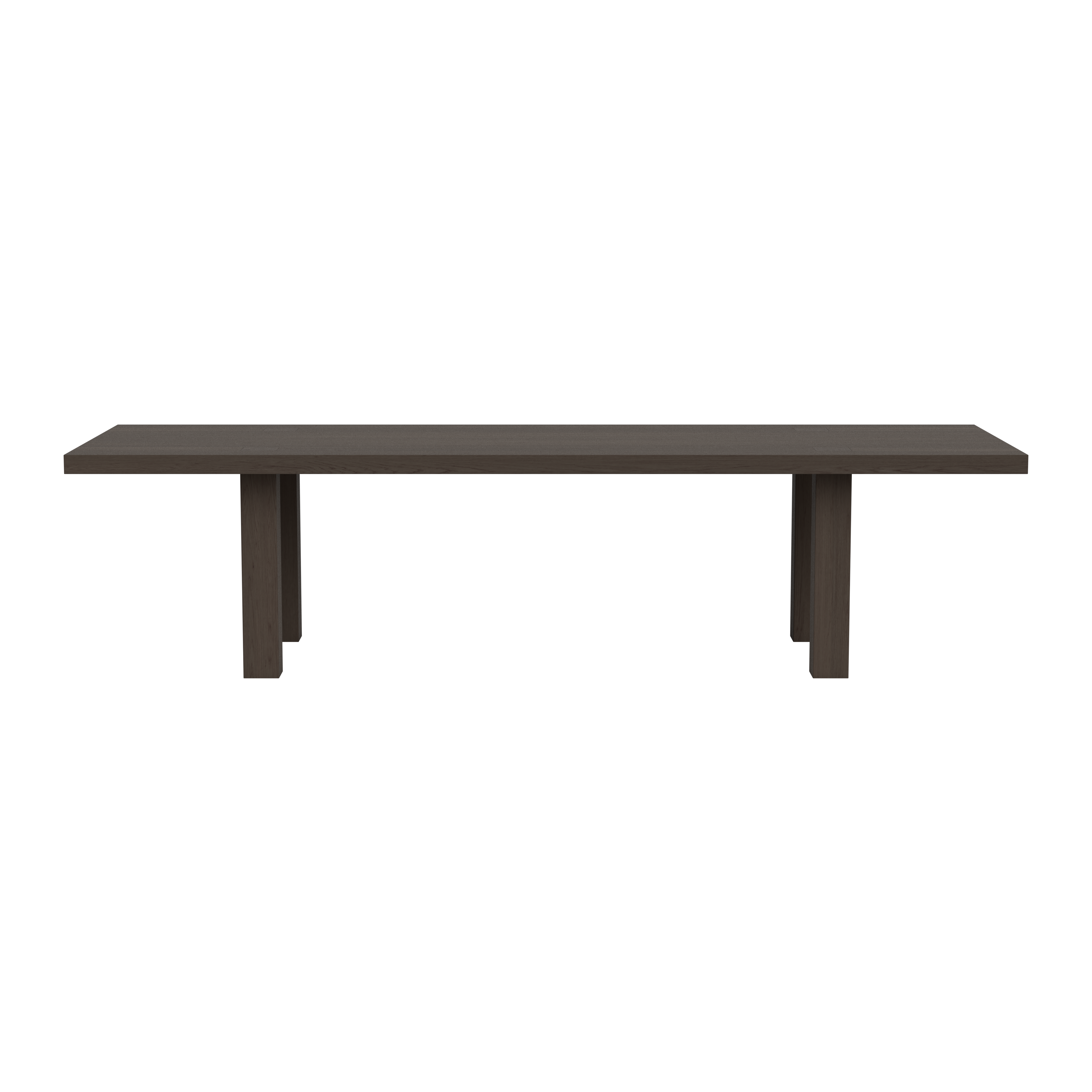 Max Table 300 cm / 118 in, Black Stained Ash