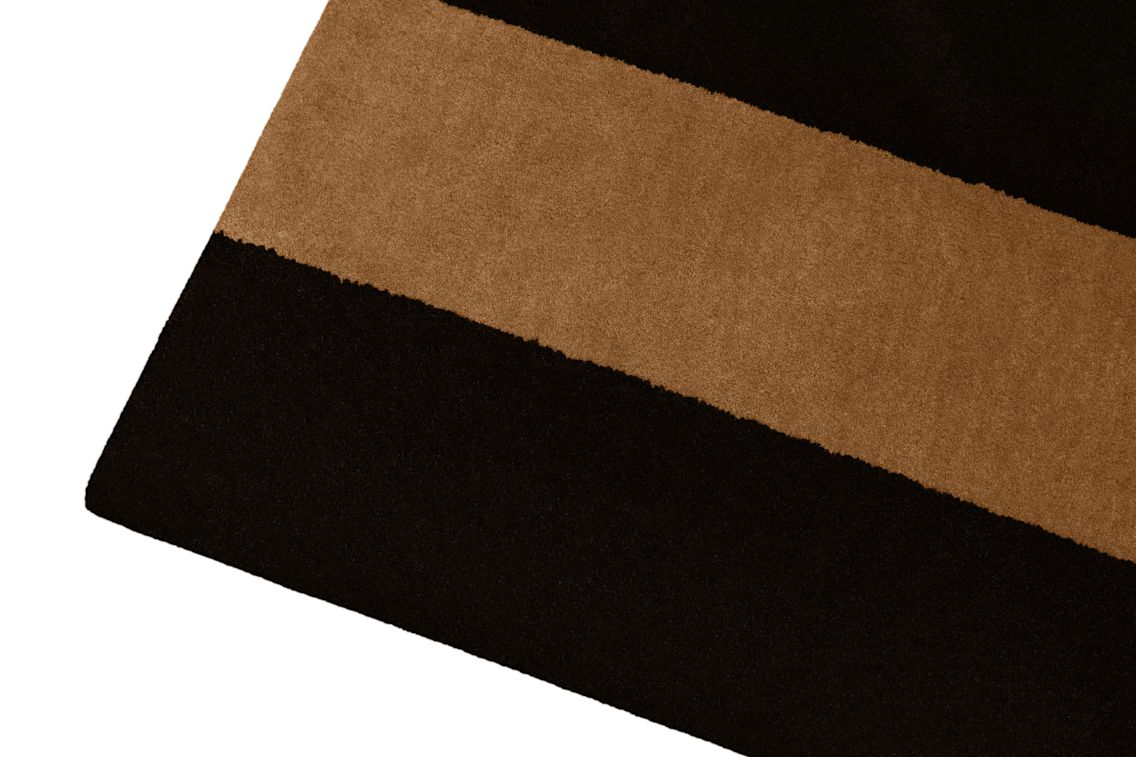 Pattern Rug Large, Black / Beige Stripe, Art. no. 31361 (image 2)