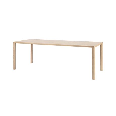 Log Table 220 cm / 86.6 in, Oak