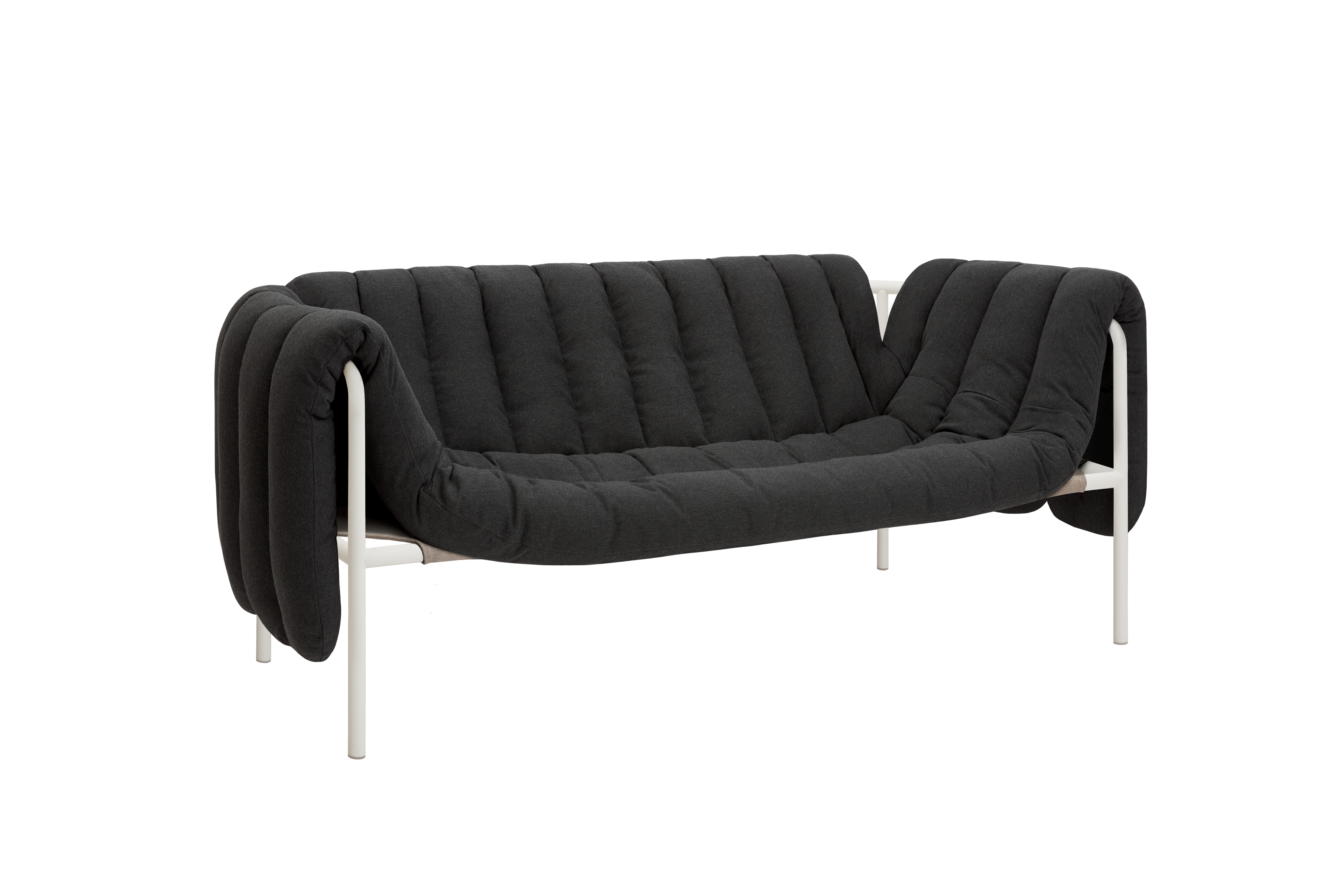 Puffy 2.5-seater Sofa, Anthracite / Cream, Art. no. 20719 (image 1)