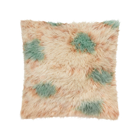 Monster Cushion Medium, Turquoise / Peach