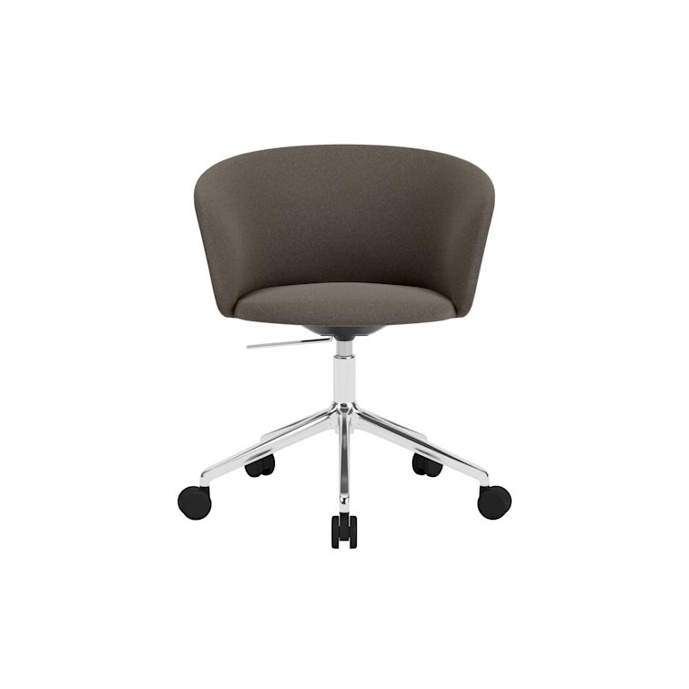 Kendo Swivel Chair 5-star Castors, Cura 61169/Polished, Art. no. 31975 (image 1)