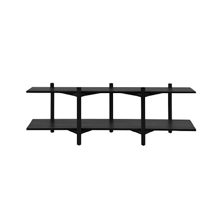 Zig Zag Shelf Media, Black