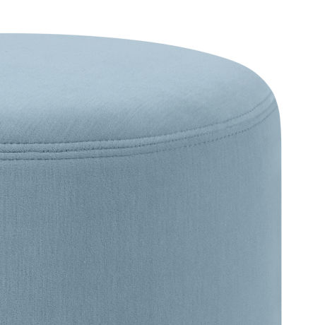 Bon Pouf Round, Light Blue